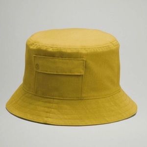 LULULEMON yellow mustard On My Level Bucket Hat with Pocket mustard yell…